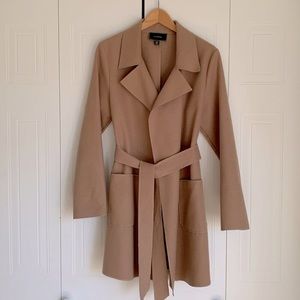 Long belted jacket